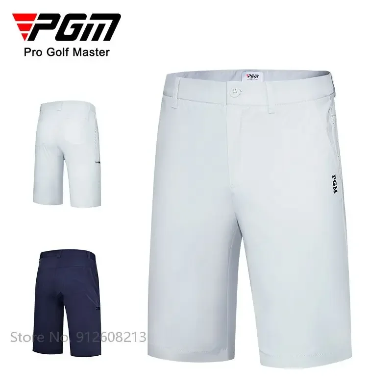 PGM Summer Men Breathable Cooling Golf Shorts Outdoor Casual Sports Shorts Male Quick-Dry Golf Clothes Straight Short Trousers