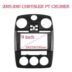 For 2005-2010 CHRYSLER PT CRUISER (9INCH) Car Radio Fascias Android GPS MP5 Stereo Player 2 Din Head Unit Panel Dash Frame Insta
