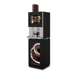 Freshly Ground And Cooked 9 Grind Size Options Instant Hot Coffee Vending Machine With Coin Coffee Machine For Business