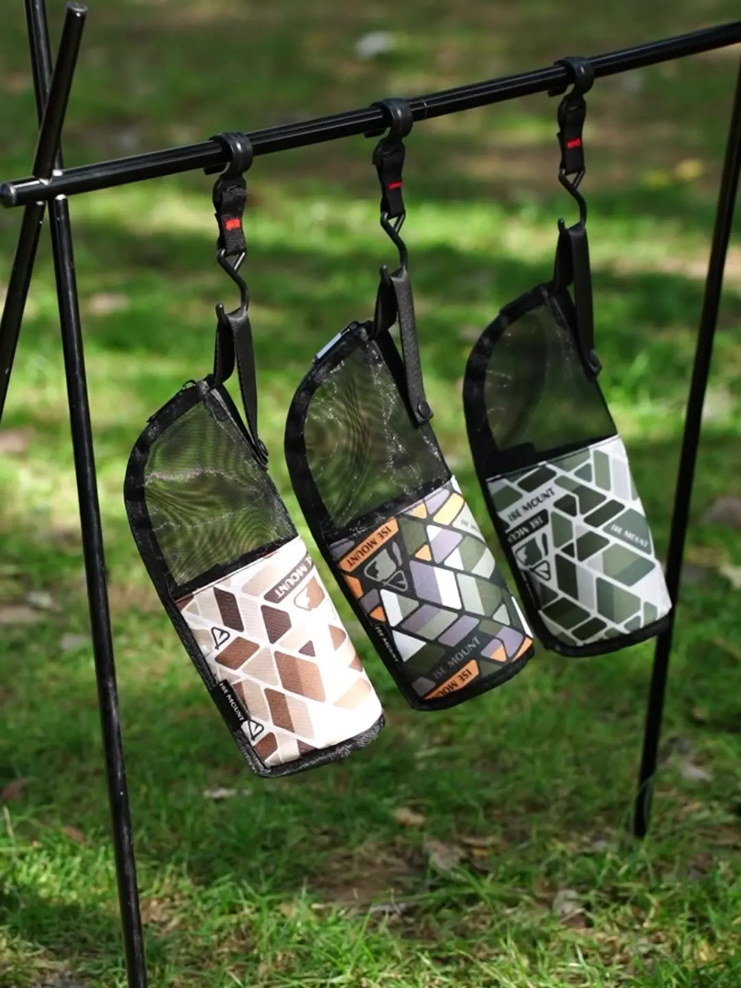 Sac de rangement de vaisselle d'extérieur avec fonction de vidange, sac à main portable, sac d'articles divers de camping