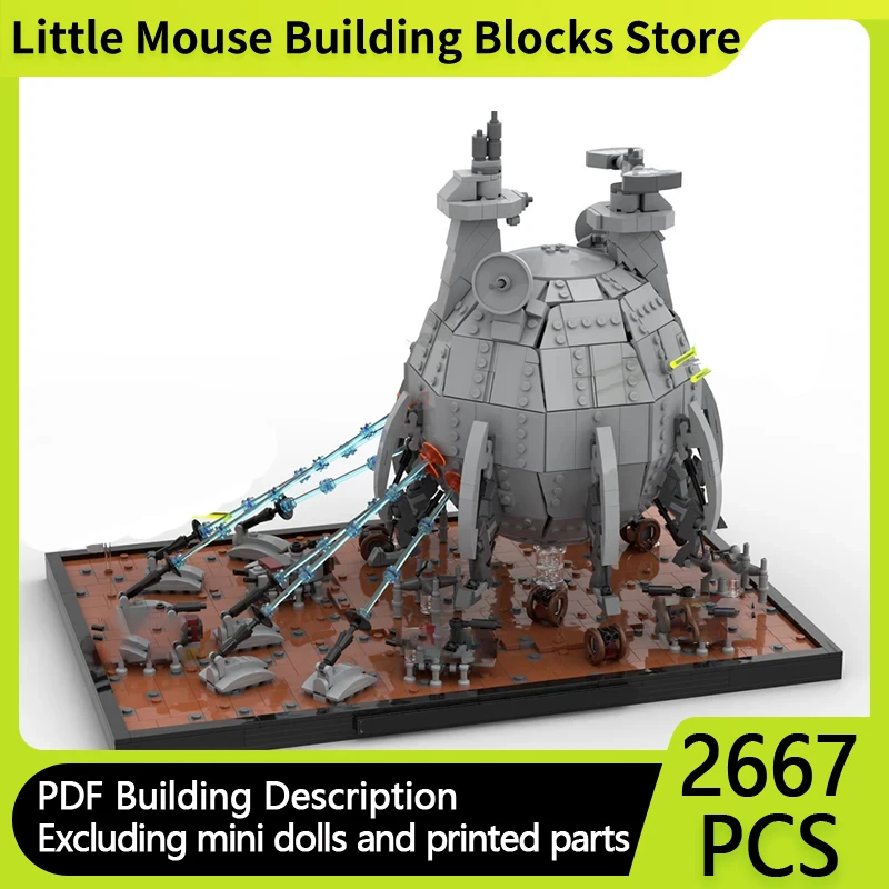

Star Movies Model MOC Building Bricks Space Combat Scene Modular Technology Gifts Children Toys Suit Holiday Assemble