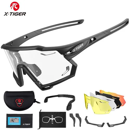 X-TIGER gafas de sol para ciclismo UV400, gafas protectoras para ciclismo, gafas de sol polarizadas deportivas para hombre, gafas para bicicleta de carreras MTB