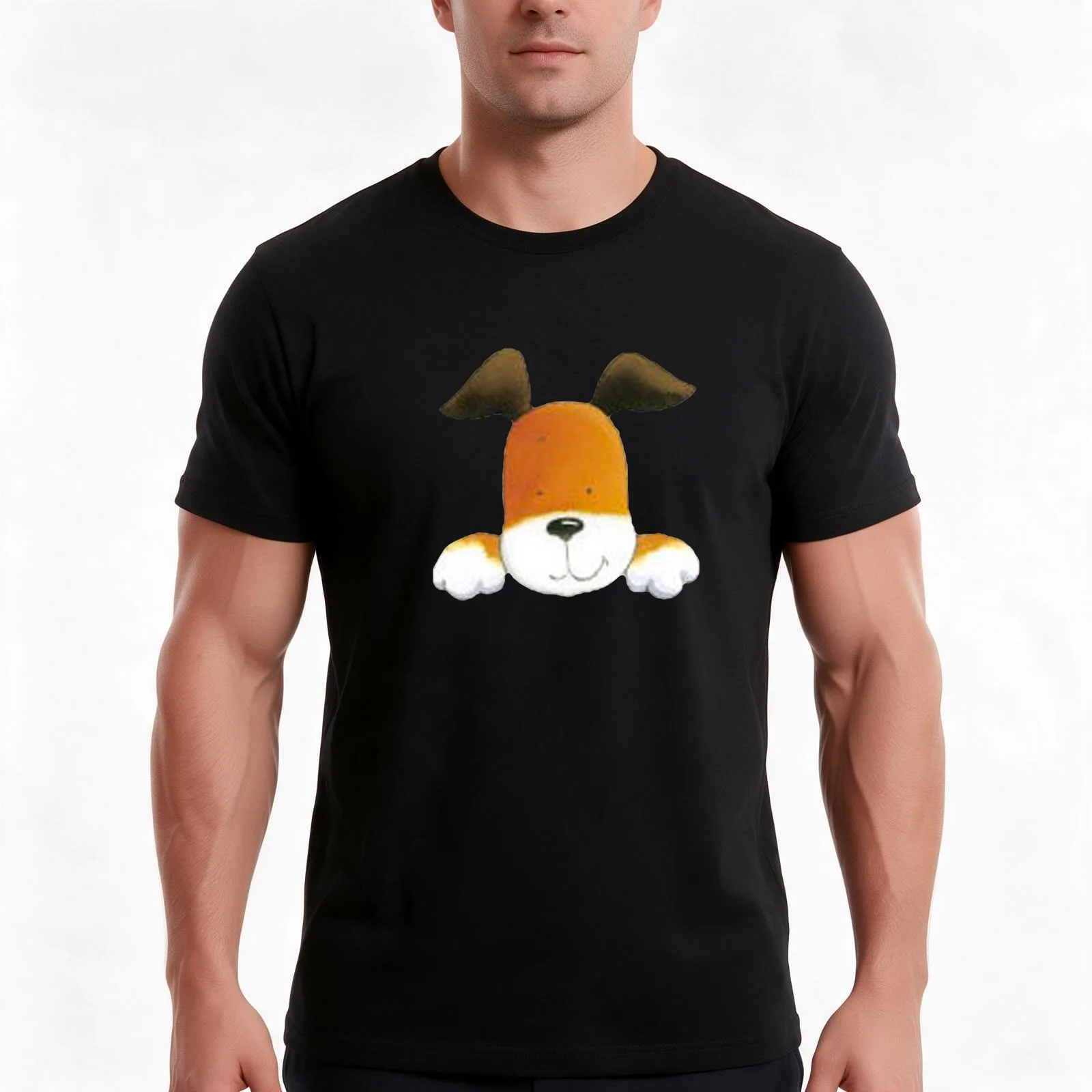 Kipper the dog T-Shirt Summer Casual Cotton Tee Oversized Streetwear Tops Vintage Graphic Print Loose Fit Short Sleeve