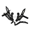 오토바이 조정 가능한 레이즈 이동 뒤로 발판 675SR-R 675SRR 675 SR 용 후면 Footpeg 발 받침대 2