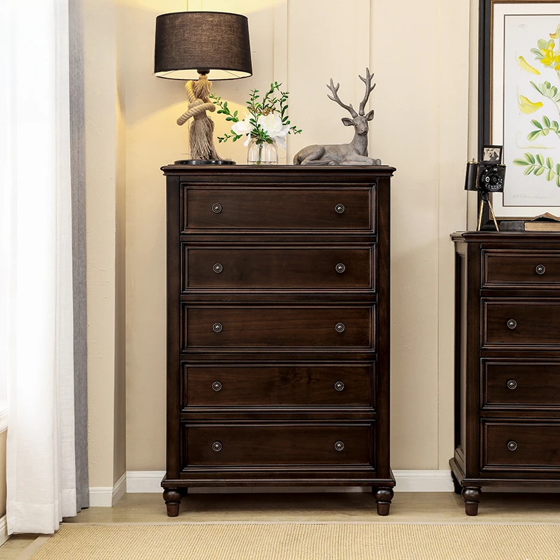 

American solid wood chest of drawers American country classic