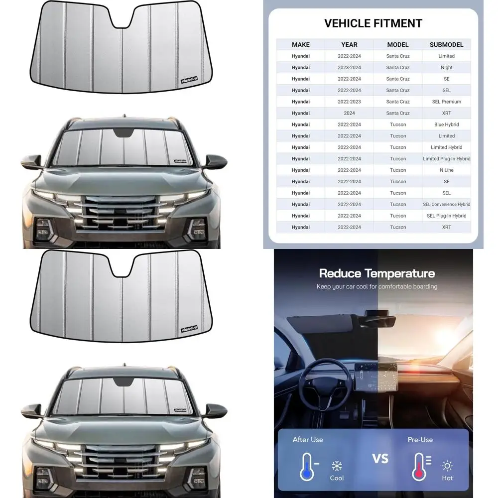 

Солнцезащитный экран для лобового стекла для моделей 2022-2025 годов, высококачественная серая кожаная отделка салона