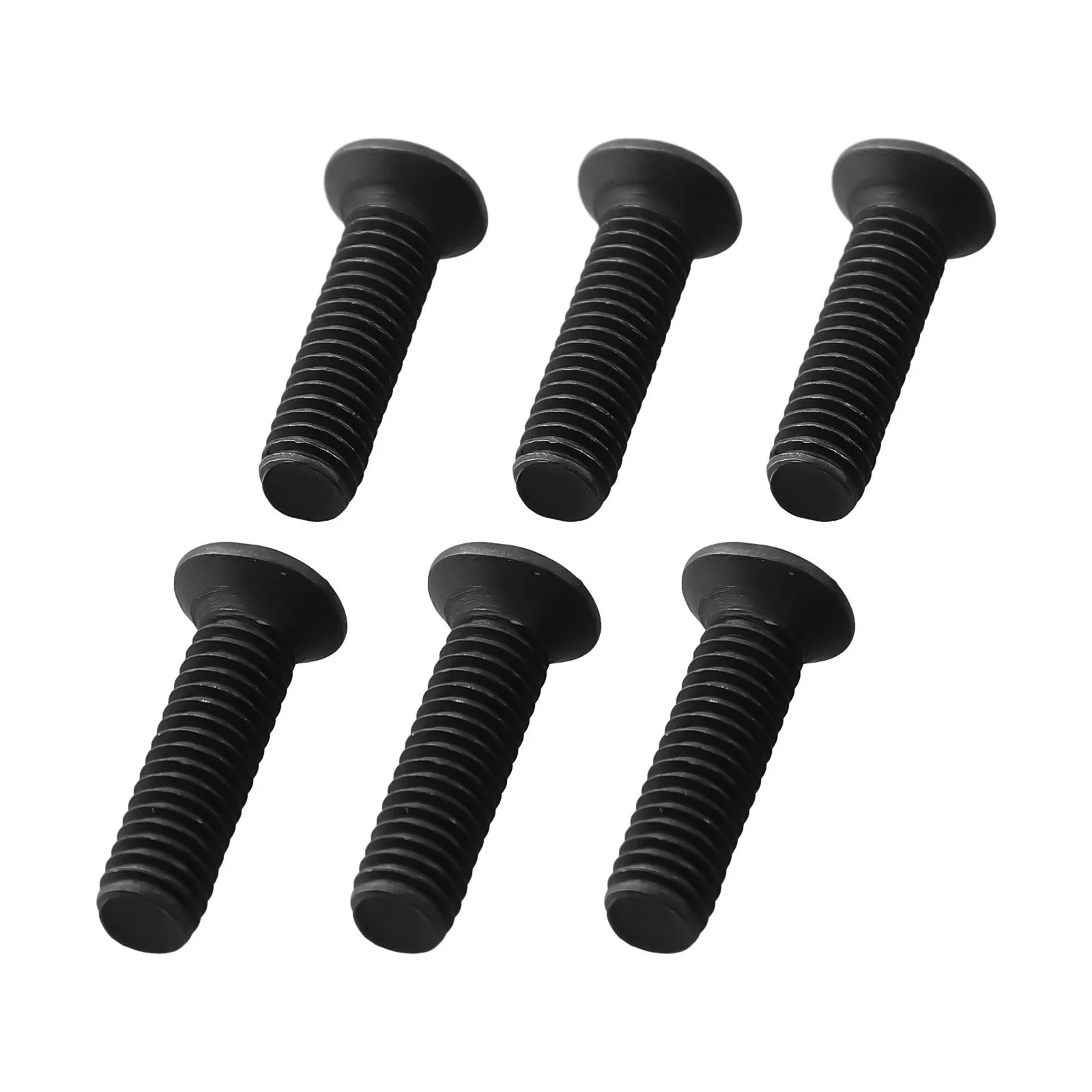 Brand New Vite di Fissaggio Strumento Parte Strumento di Riparazione Gambo di Ricambio 6 pz Punte da Trapano Nero Mandrino M5 * 22mm/M6 * 22mm