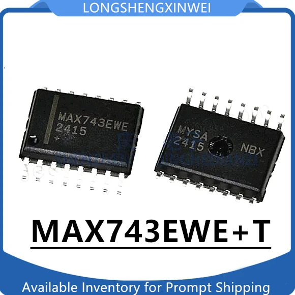 1 قطعة الأصلي MAX743EWE + T MAX743EWE تحويل التيار الكهربائي منظم رقاقة SOP-16 جديد