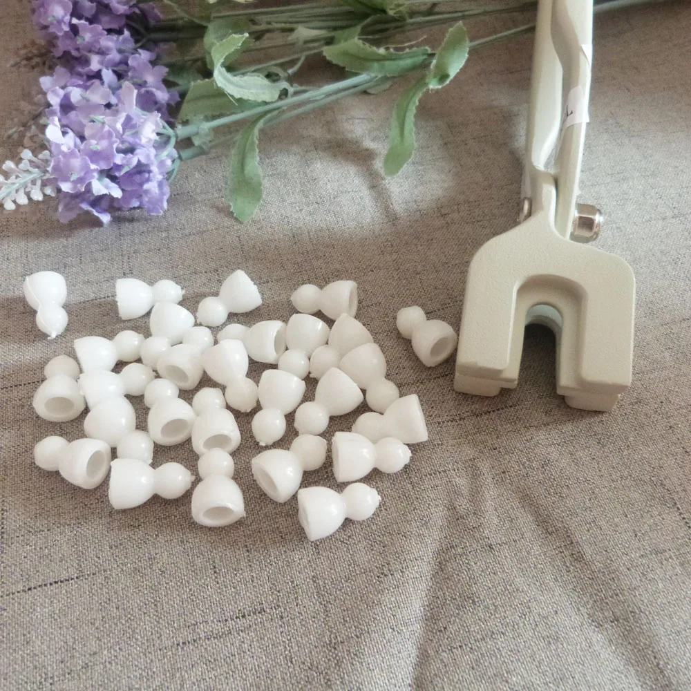 5000pcs/lot 12mm/14mm/16mm white plastic bulk skeleton beads toy joint doll skeloton + free Assembly pliers