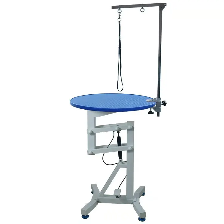 

Pet grooming table pneumatic rotating table pneumatic lifting design table beauty school pet store M-606