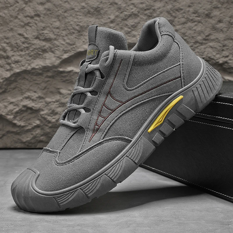 Fashion Simple Outdoor Trekking Footwear Lightweight Wear Resistant Non Slip Breathable Walking Sneakers