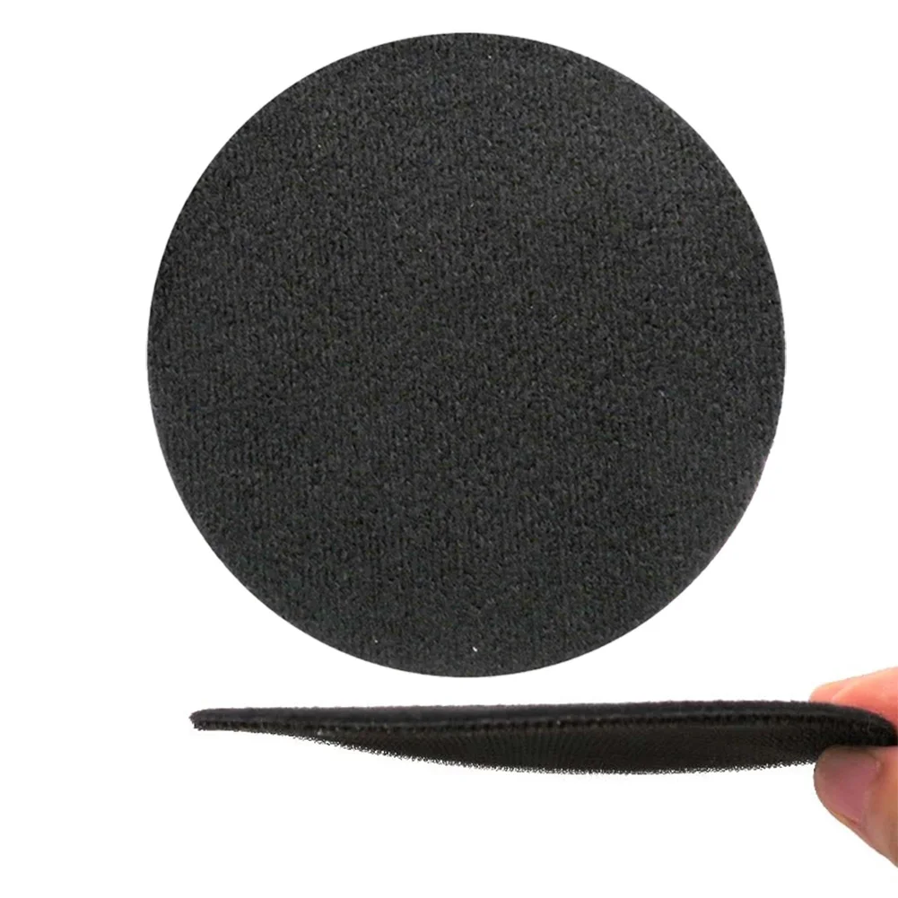 5 Inch Interface Pad Black Flocking For Protect Sand Pad Add Support Reduce Vibration Replacement Polishing Pad Accessories