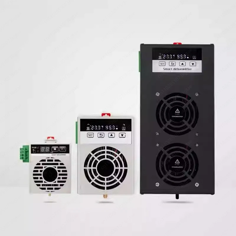 Compact Electric Cabinet Dehumidifier, Semiconductor Condensation Type for Industrial Control Panels