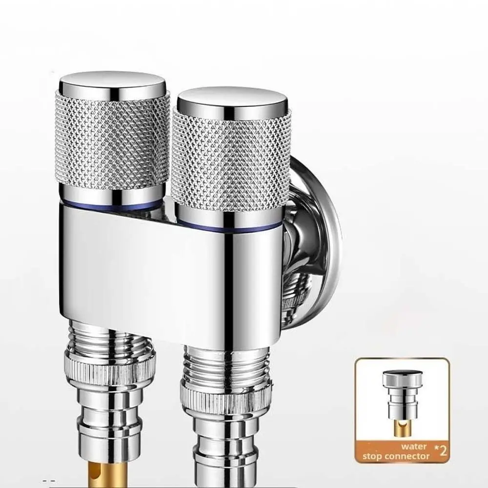 

Универсальный интерфейс, двойной выпускной клапан, ручка для крана, тип потока, быстрый контроль, ручная нержавеющая сталь, экономия места