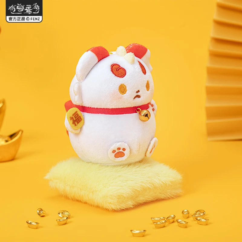 متوفر في المخزون الأصلي الرائع الوحوش محشوة بلوشيز دمية الحلي أنيمي لعبة المفاتيح قلادة حقيبة جعل لعبة ثروة هدايا الاطفال