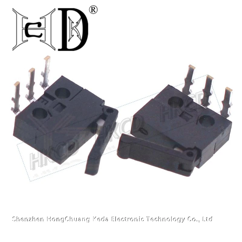 10Pcs Miniature Camera Switch Reset Detection Stroke Limit With Straight Bent Feet - Electronic Component