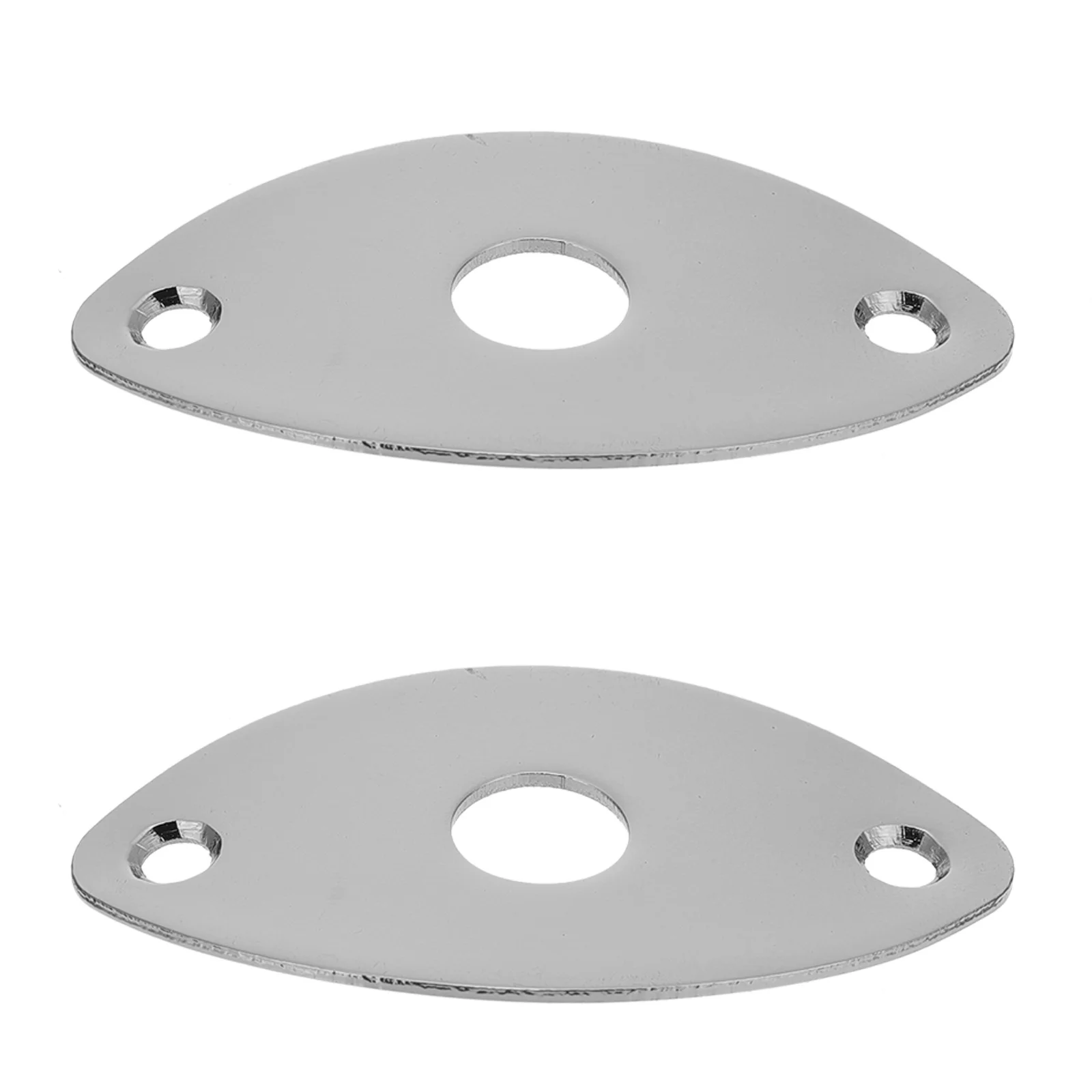 

2 Pcs Guitar Jack Cover Pickup for Zinc Alloy Output Jacks Plate Electric Interface Baffle