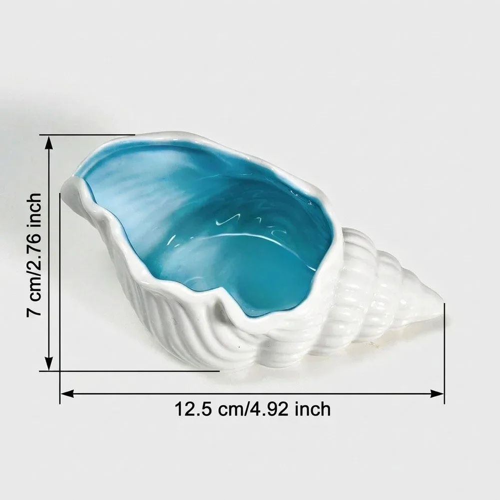 Charming Seashell Shaped Jewelry Tray Decorative Trinket Holder Desktop Organizer For Key Rings Earrings Home Vanity Table Decor