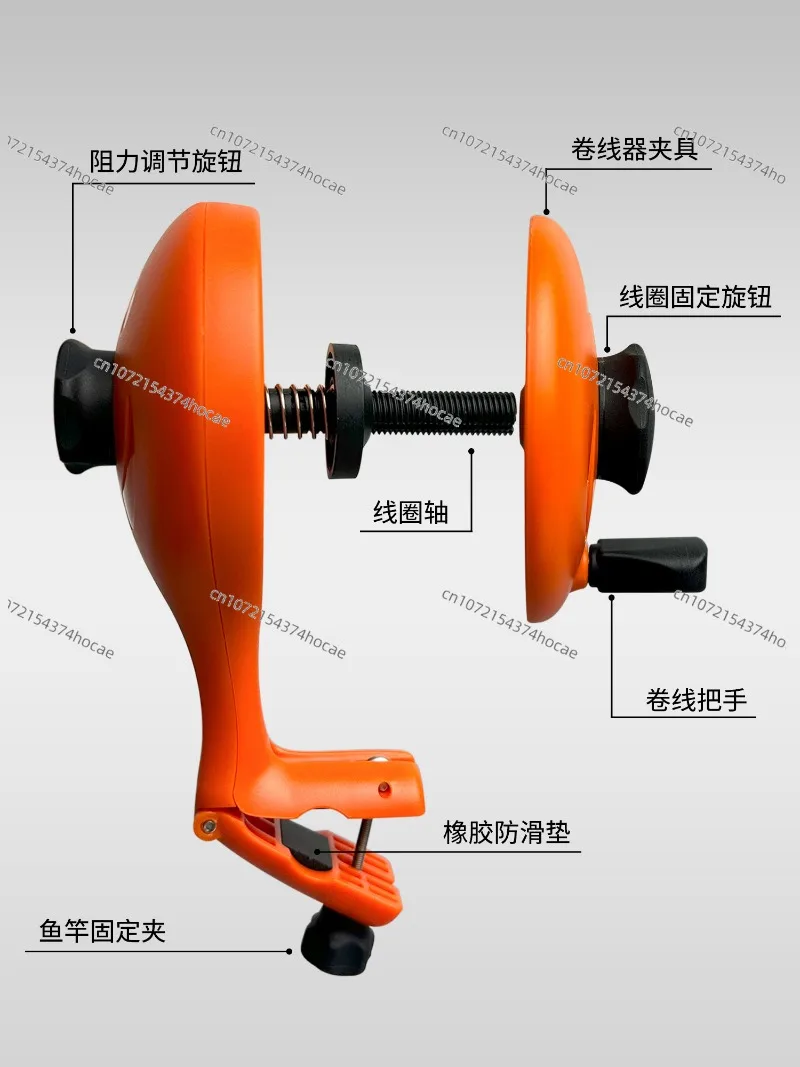 Fishing Wheel Liner, Variable Elastic Spinning Wheel, Water Drop Wheel Reel, Lure Rewinder, Rod Changer