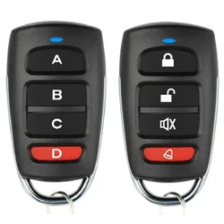 10/50PCS Universal Garage Door Opener Remote Control 433MHZ Clone Learning Rolling Code Duplicator For Gate Garage Door