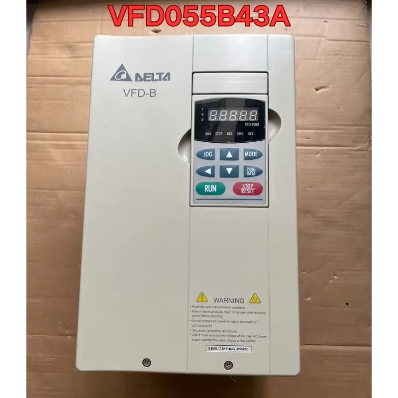 Second-hand inverter VFD055B43A function test is normal