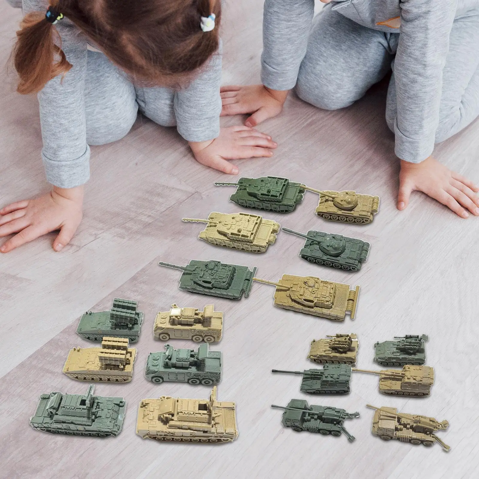 

6x модель танка, набор для сборки игрушек, 1:144, коллекционные пазлы для мальчиков и детей