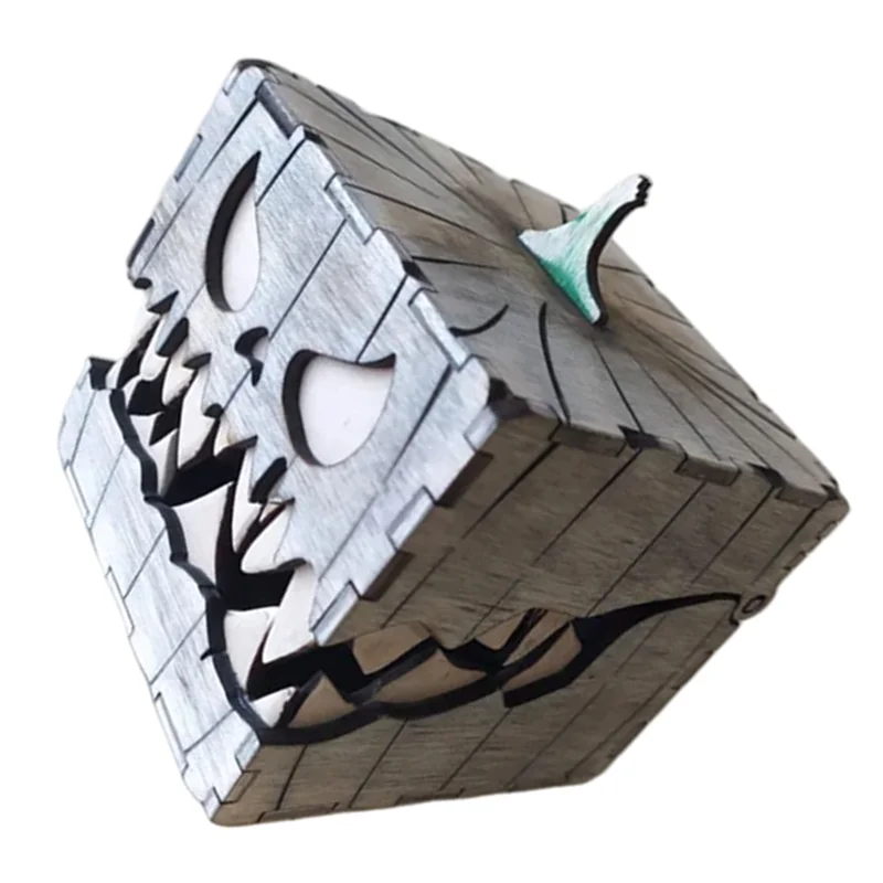 M11K-هالوين اليقطين فانوس صندوق احتفالي زخرفة خدعة أو ل ديكور الحفلات الإبداعية الوحش الكنز الصدر تمثال صندوق #1