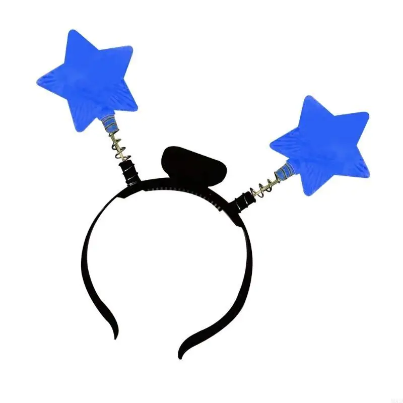 

M6CD New Year Star Hair Hoop for Women and Girls Stylish Accessory for All Occasion Multipurpose Headband Photo Props