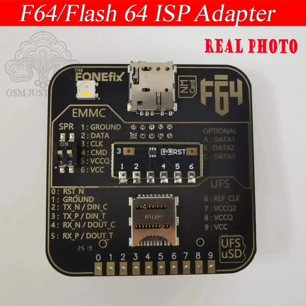 100% Original F64 Flash 64 Ultra Lite Box ISP Adapter