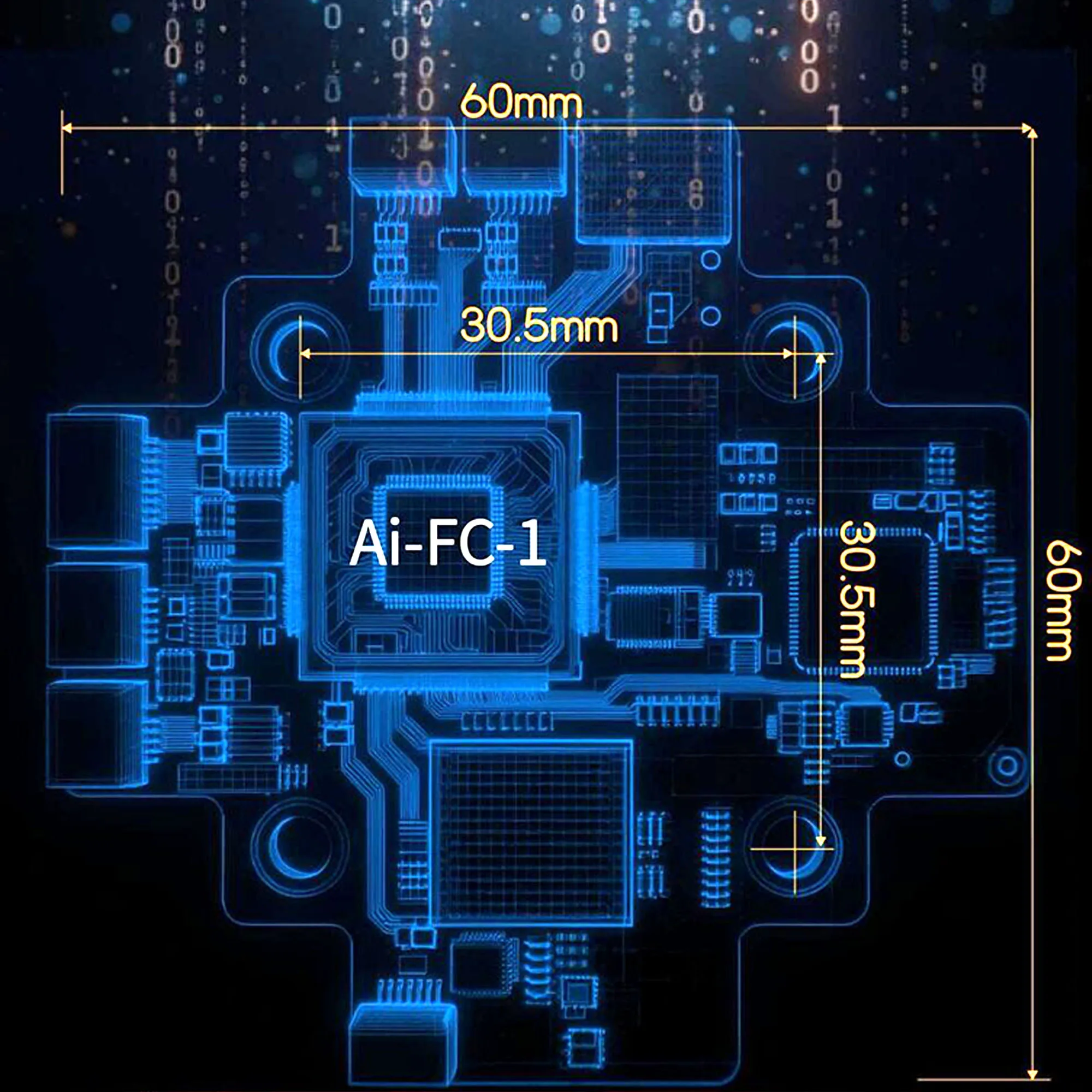

Ai-FC-1 terminal guidance flight controller, built-in PX4, supports CVBS camera. Suitable for drone accessories