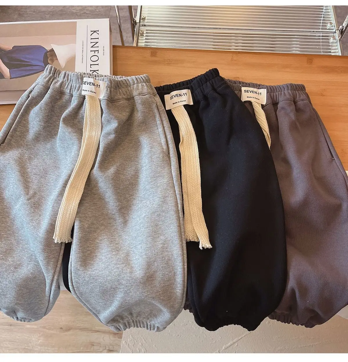 RAISE 2025 Frühling Herbst Kinder Jungen Hosen 1-8 Jahre Kinder Lose Beiläufige Jungen Sport Hosen Solide Vielseitige Kleinkind jungen Hosen – Detail 2