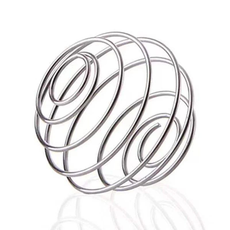 스테인레스 밀크 쉐이크 단백질 쉐이커 볼 와이어 믹서, 믹싱 스프링 볼, 믹싱 볼, 주방 도구, 1 개