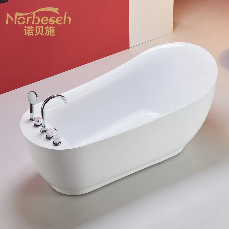 

Directly From The Manufacturer Acrylic Freestanding Bathtub Home Hotel Villa Integrated European Princess Bathtub 1.4-1