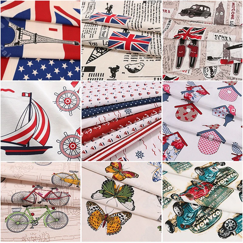Tissu en toile imprimé 1M/2M/3 - Textile Sewing Factory avis et prix