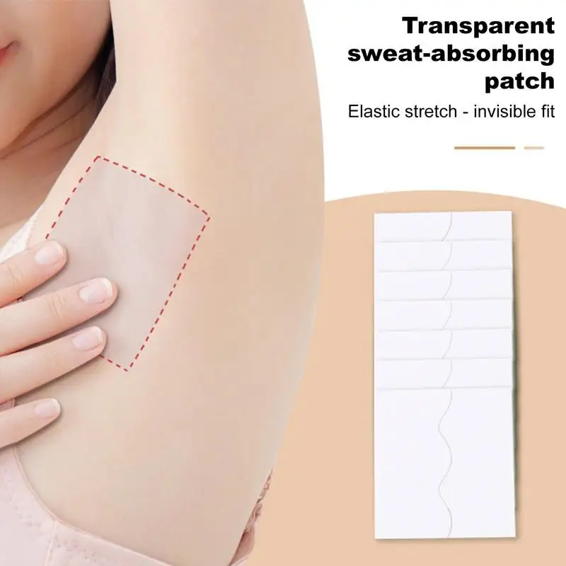 Onder Arm Pads Voor Zweet Vrouwen 20 Stuks Onder Arm Anti Zweet Transparante Stickers Ultra Dunne Zweetkussens Voor Het Houden Van Droge Zachte Anti