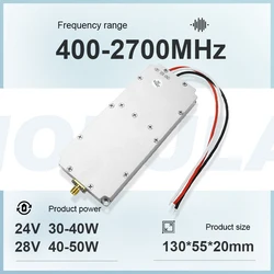 RF LDmosパワーアンプ,ドローンモジュール,無人SMA,保護エリアシステム,50W