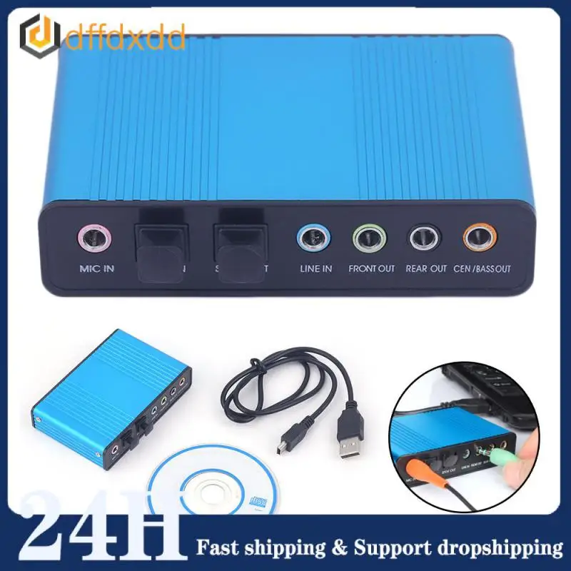 

Sound Card Converter USB Audio Driver External Channel 7.1 And 5.1 Optical Audio Sound Card For PC Laptop Desktop Table