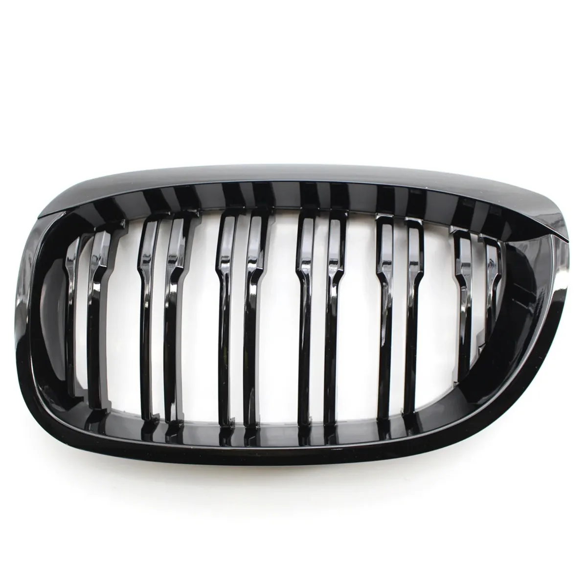 Car Front Bumper Kidney Grill 2Slat Line Gloss Black 51137064317,51137064318 For BMW E46 Coupe 3 Serie 325Ci 330Ci LCI 2D 03-06