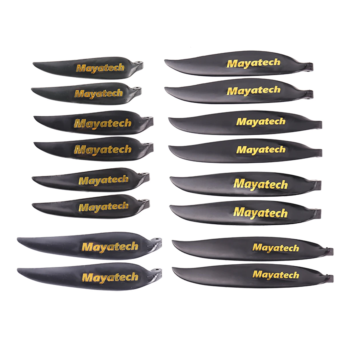 Mayatech Nylon Electric Folding Prop Propeller 10\'\' to 16\'\'Inch 1Pairs for Model Glider Flying RC Airplane