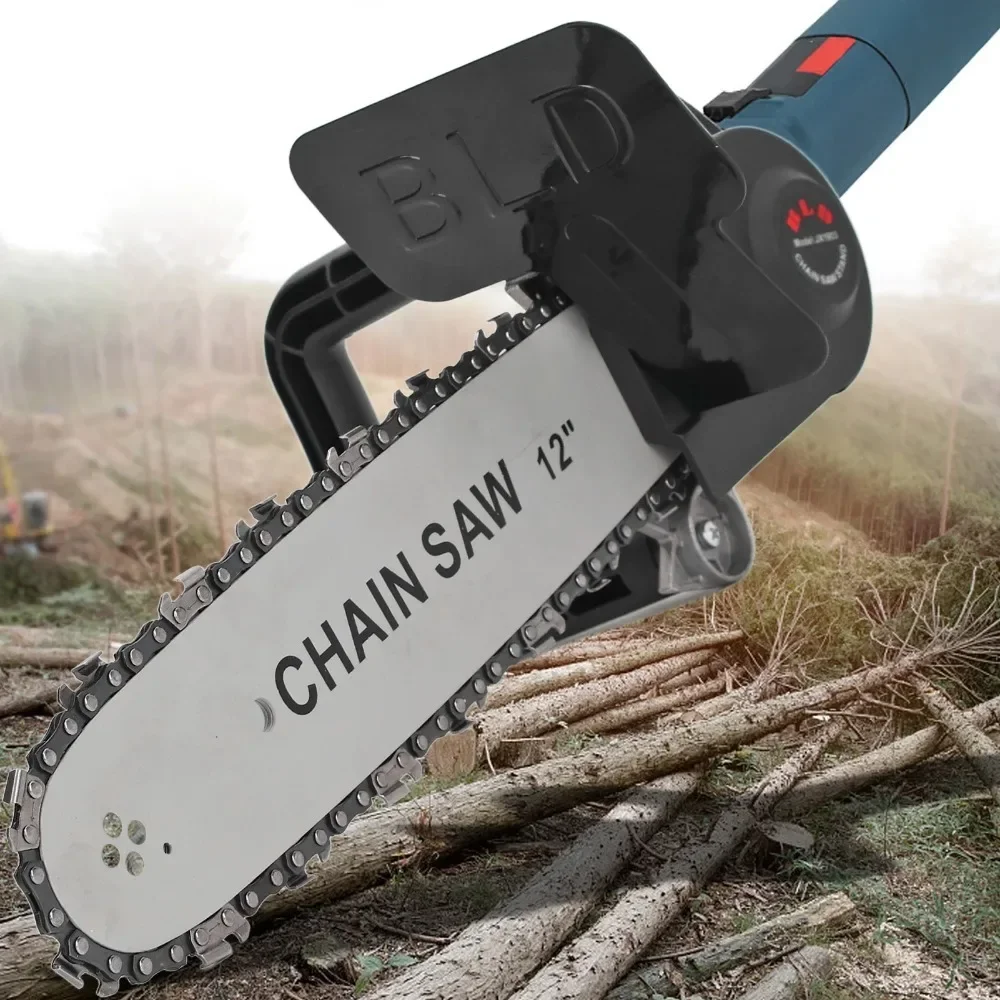 1 Set Chainsaw Converter Set High Carbon Steel Electric Bracket for Angle Grinder Woodworking Tool