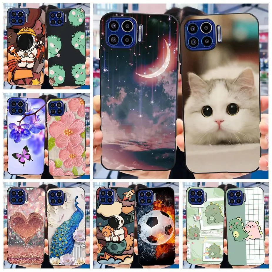 For Motorola One 5G Case Cute Painted Cover Soft Silicone Phone Case For Motorola One 5G Back Covers 6.7'' Fundas MotoOne Bumper