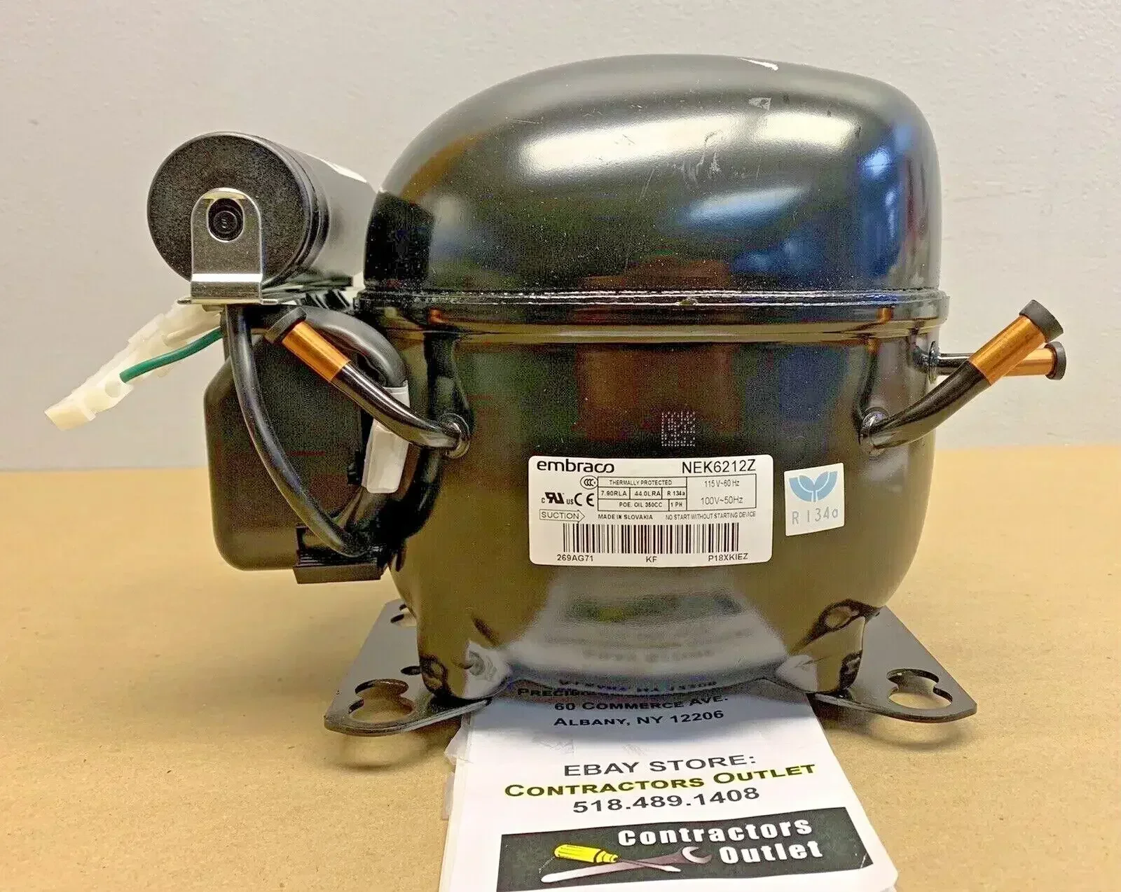 Piston Refrigerator Compressor  NEK6212Z Refrigerators 1/2HP Embraco Compressor mini compressor Refrigeration for freezer