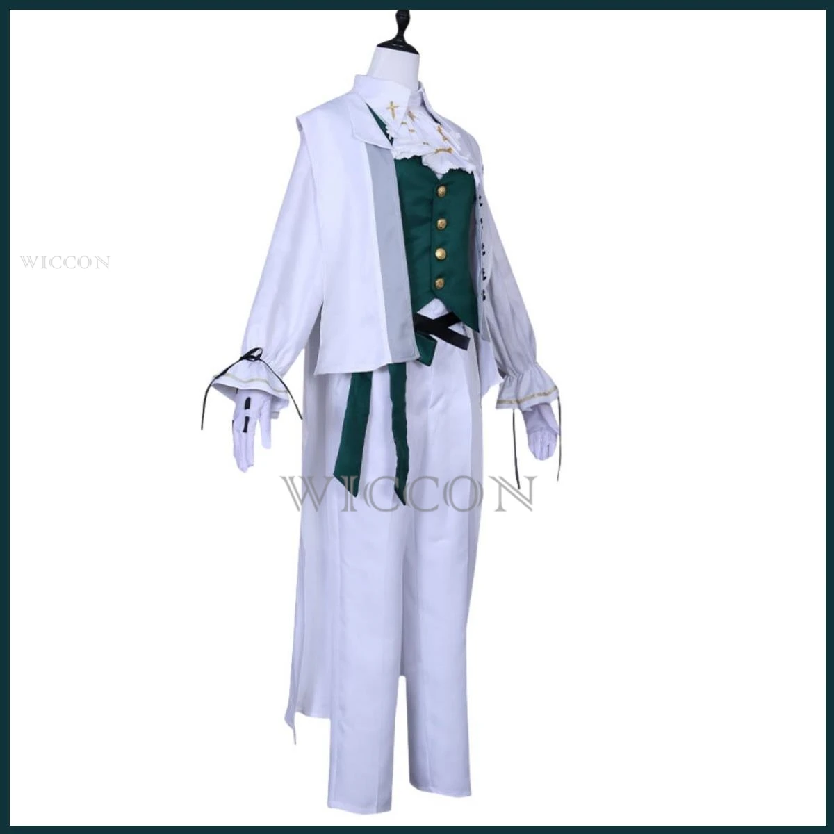 เครื่องแบบวิกผมอนิเมะเอกลักษณ์ของเกม est. aesop Carl ชุดคอสเพลย์ผู้หญิง midsummer เครื่องปักชาทั้งชุดผู้ใหญ่ Baju karnaval ผู้ชาย