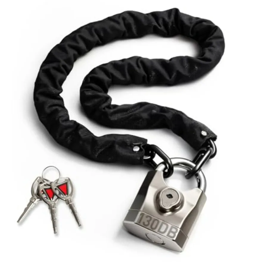 Bike Chain Lock Wit…
