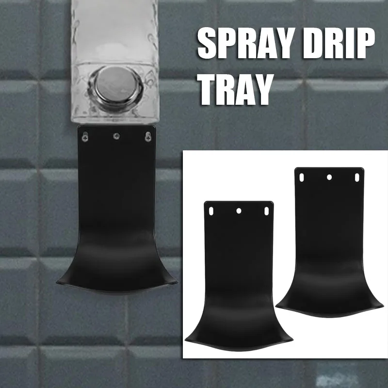 

2 Pcs Soap Dispenser Wash The Mobile Phone Tray Baby Shower Containers Drip Abs Soap Catcher Abs Automatic Drip Trays Wall