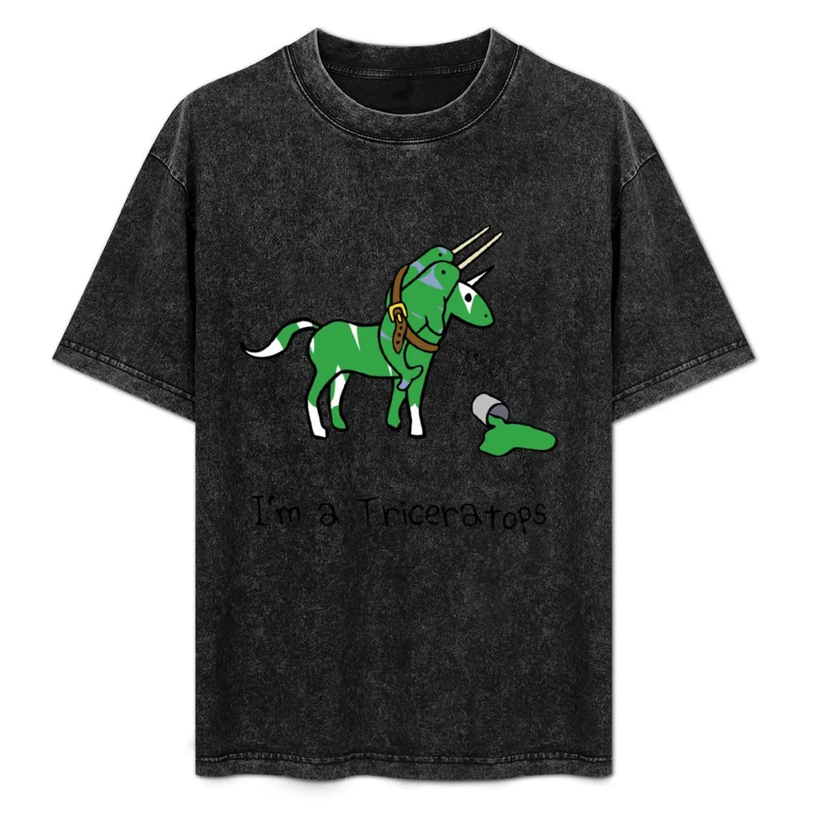 

I'm A Triceratops (Unicorn + Narwhals) T-Shirt Work Utility Short Sleeve Shirt