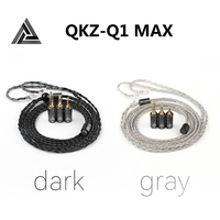 QKZ Q1 MAX Earphones Upgrade Cable16 Stand 352 Cores 3 in 1 Silver Plated MMCX QDC KZ C Pin for QKZ HBB ZXT AS16 PRO ZSN PRO X