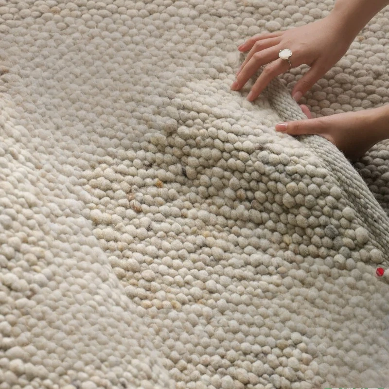 Handmade limited wool carpet glue-free forest road treasures
