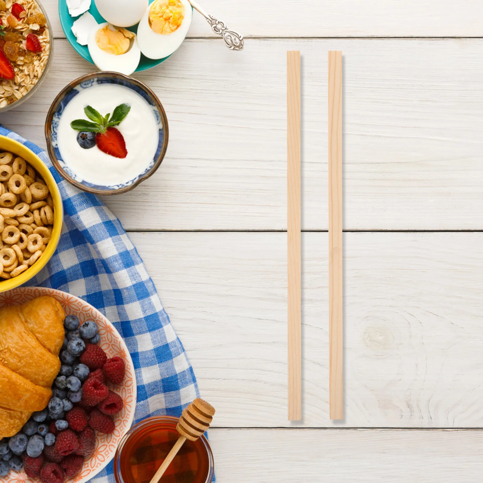 

1Pair DIY Wooden Chopsticks Making Kit Safe Natural Materials Unfinished Wood Strips Craft Household Woodworking Tools