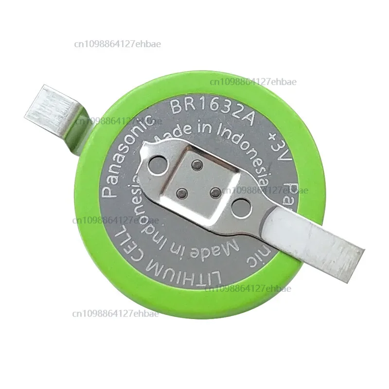 

1pcs wide temperature battery with patch weld button. BR1632A/FAN 3V